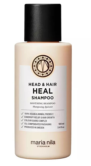 Plaukų šampūnas Maria Nila Anti-dandruff and hair loss shampoo Head & Hair Heal 350 ml paveikslėlis 3 iš 3