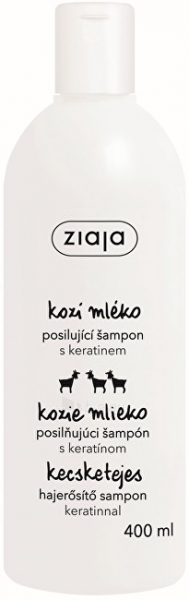 Plaukų šampūnas Ziaja Shampoo for dry and matt hair with keratin Goat`s Milk 400 ml paveikslėlis 1 iš 1