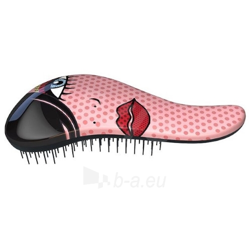 Plaukų šepetys Dtangler Hair brush with Red Lip / Eye handle paveikslėlis 1 iš 1