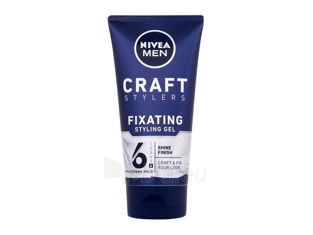 Plaukų želė Nivea Men Craft Stylers Fixating Hair Gel 150ml Shine paveikslėlis 1 iš 1