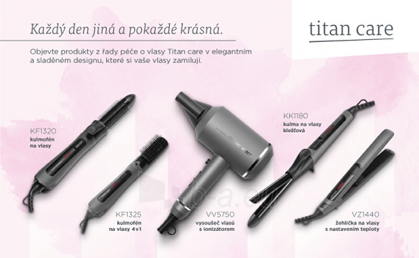 Plaukų žnyplės Concept Žehlička na vlasy VZ1440 Titan Care paveikslėlis 3 iš 10