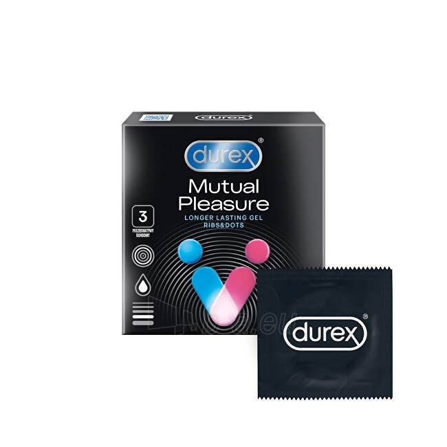 Prezervatyvai Durex Mutual Pleasure Kondomy paveikslėlis 7 iš 7