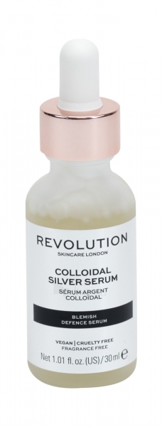 Probleminės odos serumas Makeup Revolution London Skincare Colloidal Silver 30ml paveikslėlis 1 iš 1