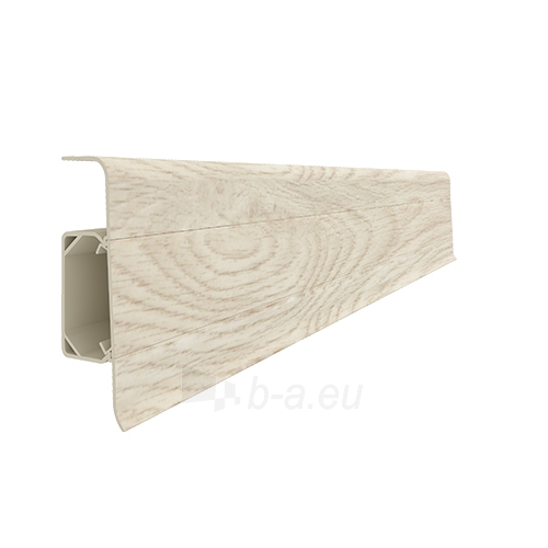 PVC Grindjuostė ESQUERO (2,5m*66,6mm*21,9mm) 604 Bianco platanas paveikslėlis 4 iš 4