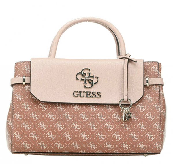 guess blue tote bag