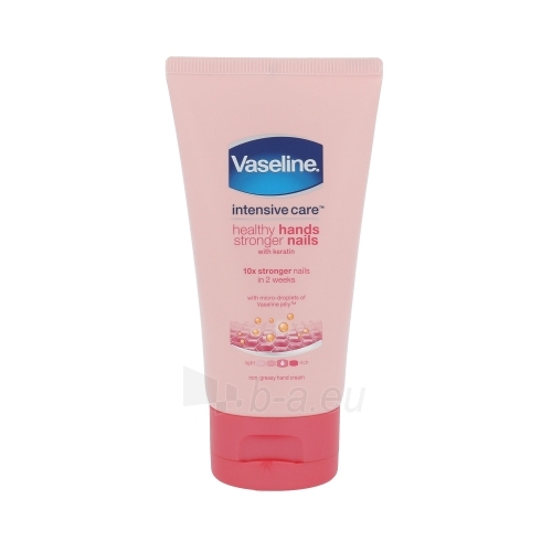 Rankų kremas Vaseline Intensive Care Healthy Hands Stronger Nails Lotion Cosmetic 75ml paveikslėlis 1 iš 1