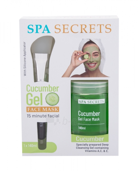 Regeneruojanti mask Xpel Spa Secrets Cucumber Gel 140ml paveikslėlis 1 iš 1