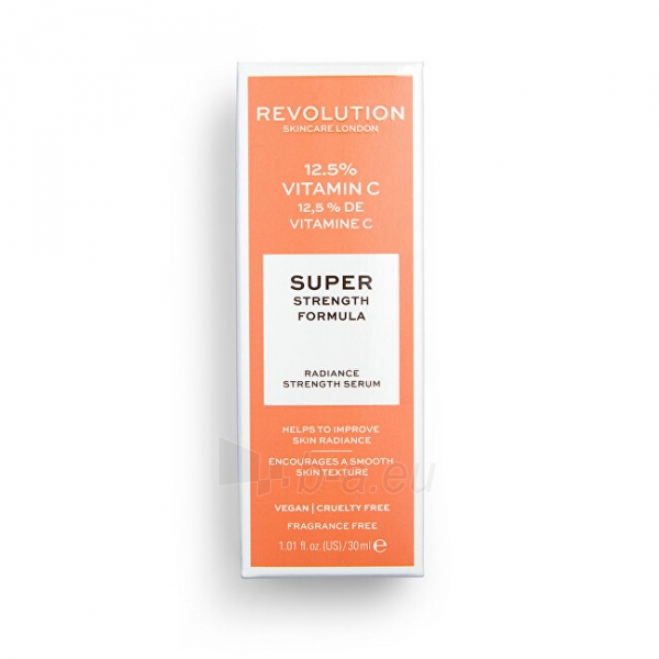 Revolution Skincare Anti-wrinkle skin serum 12.5% ​​Vitamin C Scincare (Radiance Strength Serum) 30 ml paveikslėlis 3 iš 4