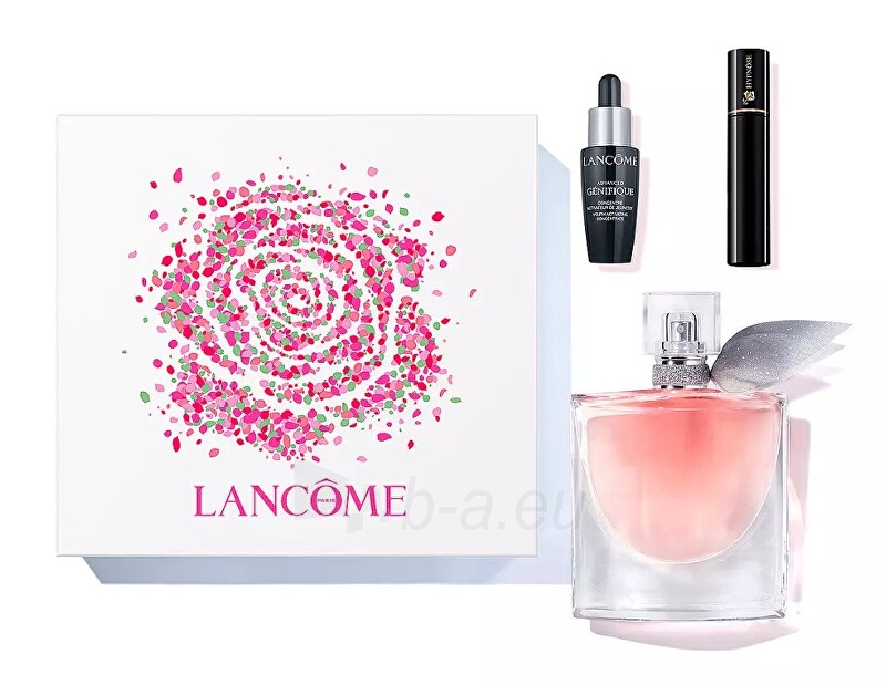 Rinkinys: kvepalai Lancôme La Vie Est Belle - EDP 50 ml + Advanced Génifique Serum 10 ml + tušas Hypnose Mascara 2ml paveikslėlis 1 iš 1