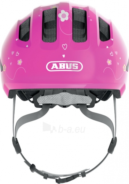 Šalmas Abus Smiley 3.0 pink butterfly-M paveikslėlis 1 iš 4