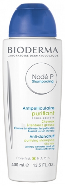 Šampūnas Bioderma Anti-dandruff purifying shampoo for oily hair Nodé P (Anti-Dandruff Purifying Shampoo) 400 ml paveikslėlis 1 iš 1