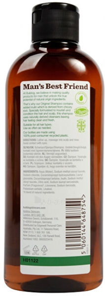 Šampūnas Bulldog Original hair shampoo (Shampoo + Chicory Root) 300 ml paveikslėlis 2 iš 3