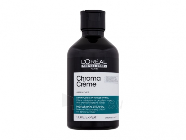 Šampūnas LOréal Professionnel Chroma Creme Professional Shampoo Green Dyes Shampoo 300ml paveikslėlis 1 iš 1