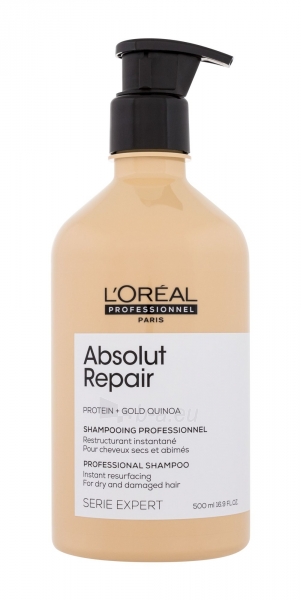 Šampūnas L´Oréal Professionnel Série Expert Absolut Repair Gold Quinoa + Protein 500ml paveikslėlis 1 iš 1