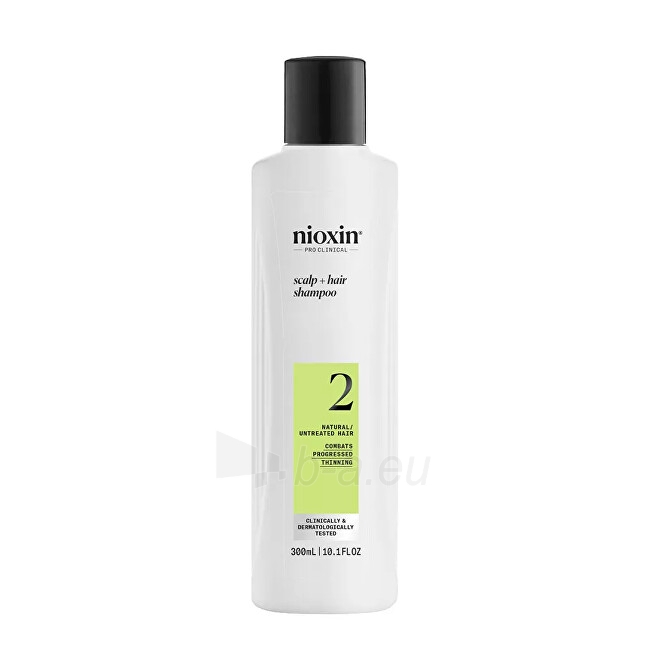 Šampūnas Nioxin Cleansing shampoo for fine natural hair thinning considerably System 2 (Shampoo Cleanser System 2 ) - 1000 ml paveikslėlis 3 iš 3