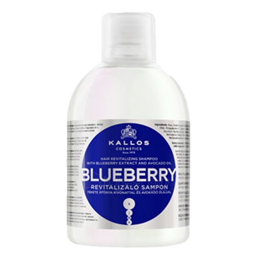 Kallos Blueberry Hair Shampoo Cosmetic 1000ml paveikslėlis 1 iš 1