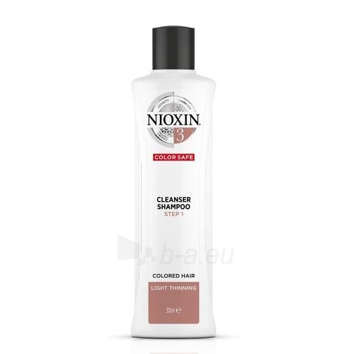 Nioxin System 3 Cleanser Shampoo Cosmetic 1000ml paveikslėlis 2 iš 3