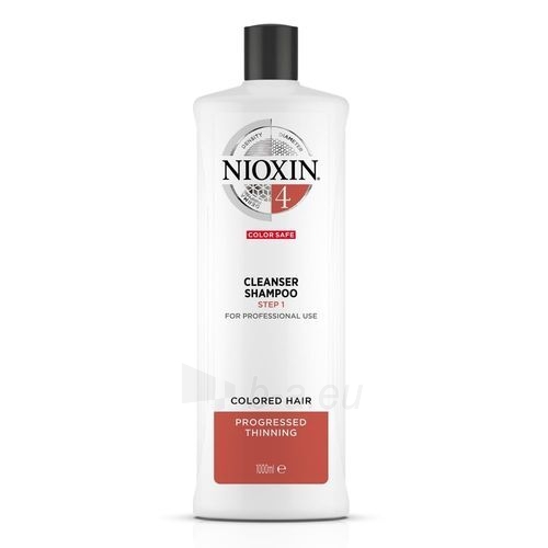 Šampūnas plaukams Nioxin System 4 Cleanser Shampoo Cosmetic 1000ml paveikslėlis 1 iš 3