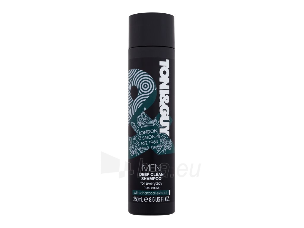 Šampūnas plaukams Toni&Guy Men Deep Clean Shampoo Cosmetic 250ml paveikslėlis 1 iš 1