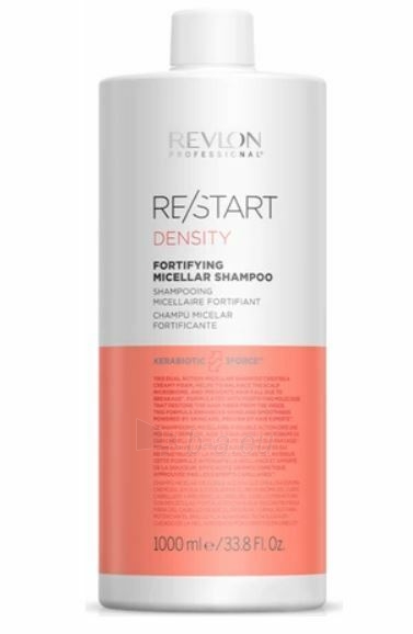 Šampūnas Revlon Professional Micellar shampoo against hair loss Restart Density (Fortifying Micellar Shampoo) - 250 ml paveikslėlis 2 iš 2