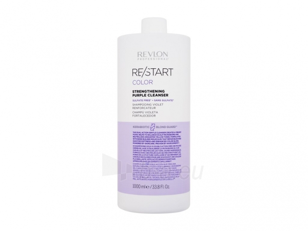 Shampoo Revlon Professional Re/Start Color Strengthening Purple Cleanser Shampoo 1000ml paveikslėlis 1 iš 1