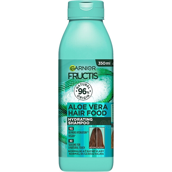 Šampūnas sausiems plaukams Garnier Fructis Hair Food (Aloe Vera) 350 ml paveikslėlis 1 iš 5