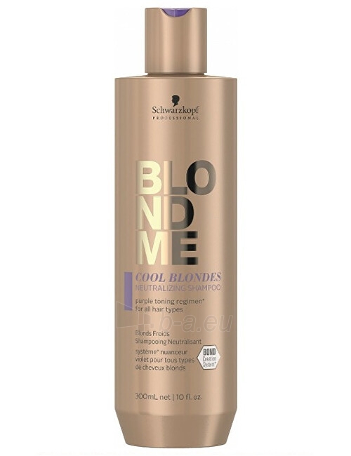 Šampūnas Schwarzkopf Professional Blondme Cool Blonde ( Neutral izing Shampoo) - 300 ml paveikslėlis 1 iš 4