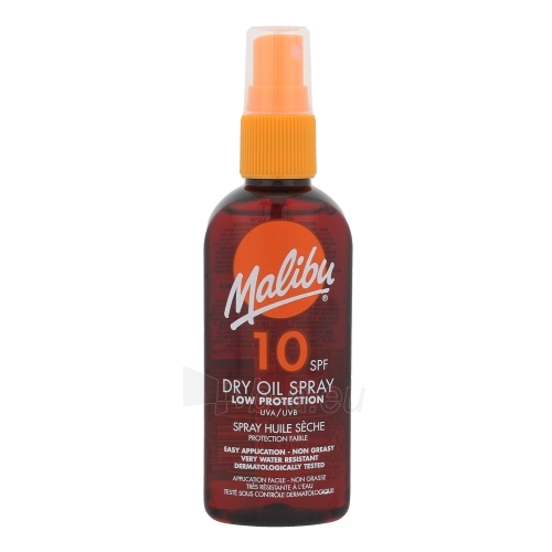 Saulės kremas Malibu Dry Oil Spray SPF10 Cosmetic 100ml paveikslėlis 1 iš 1