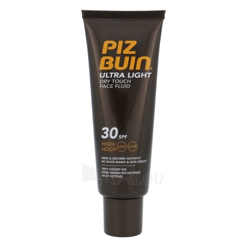 piz buin ultra light dry touch face fluid