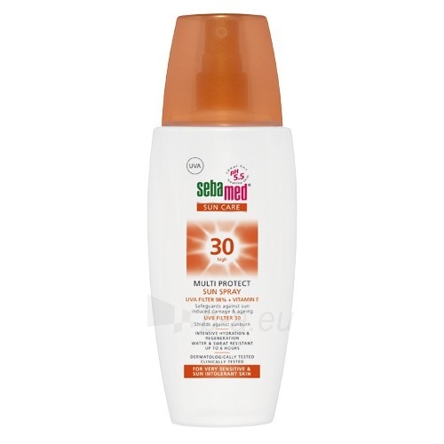 Saulės kremas Sebamed Sunscreen Spray SPF 30 Sun Care(Multi Protect Sun Spray) 150 ml paveikslėlis 1 iš 1