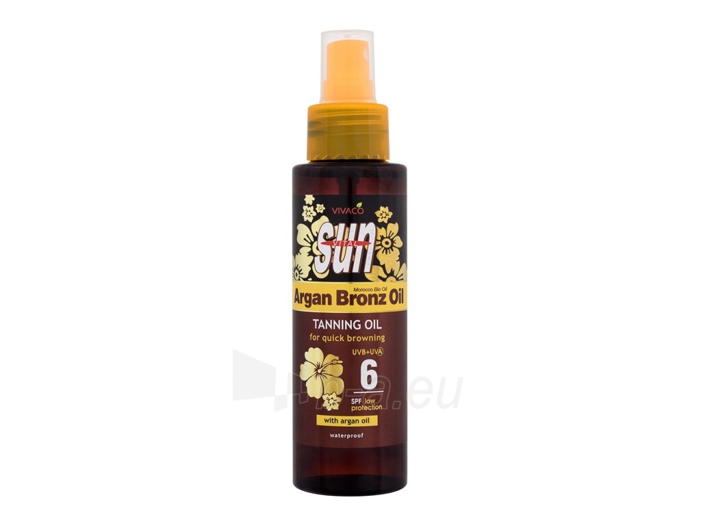 Saulės losjonas Vivaco Sun Argan Bronz Suntan Oil Sun Body Lotion 100ml SPF6 paveikslėlis 1 iš 1