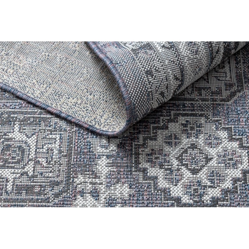 Sendinto dizaino kilimas su mėlynais atspalviais SION Ornamentas | 200x290 cm paveikslėlis 14 iš 16