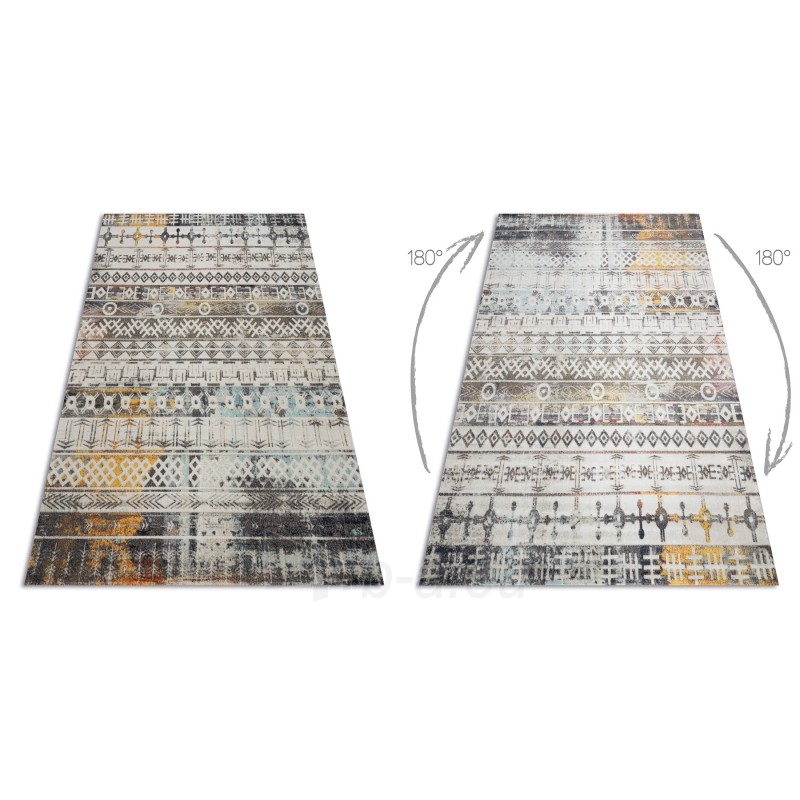 Sendinto dizaino lauko kilimas MUNDO Boho | 80x250 cm paveikslėlis 2 iš 17