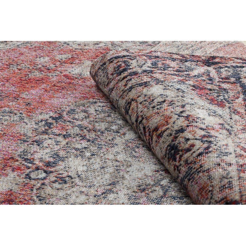 Sendinto dizaino lauko kilimas su raudonais akcentais MUNDO | 200x290 cm paveikslėlis 12 iš 16
