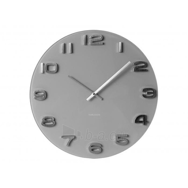 Sieninis laikrodis Karlsson Wall clock KA5489GY paveikslėlis 1 iš 2