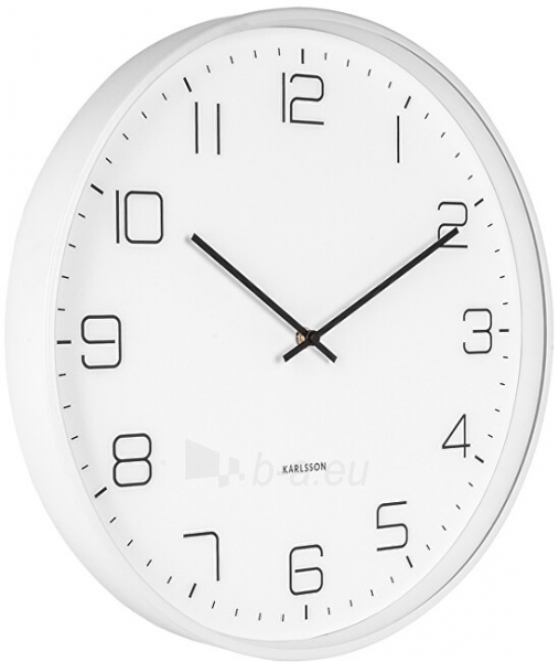 Sieninis laikrodis Karlsson Wall clock KA5751WH paveikslėlis 1 iš 3