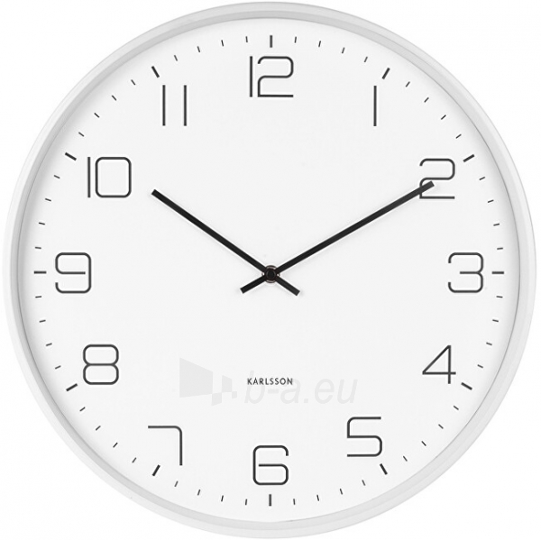 Sieninis laikrodis Karlsson Wall clock KA5751WH paveikslėlis 3 iš 3