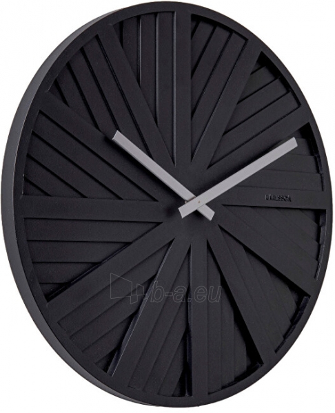 Sieninis laikrodis Karlsson Wall clock KA5839BK paveikslėlis 2 iš 3