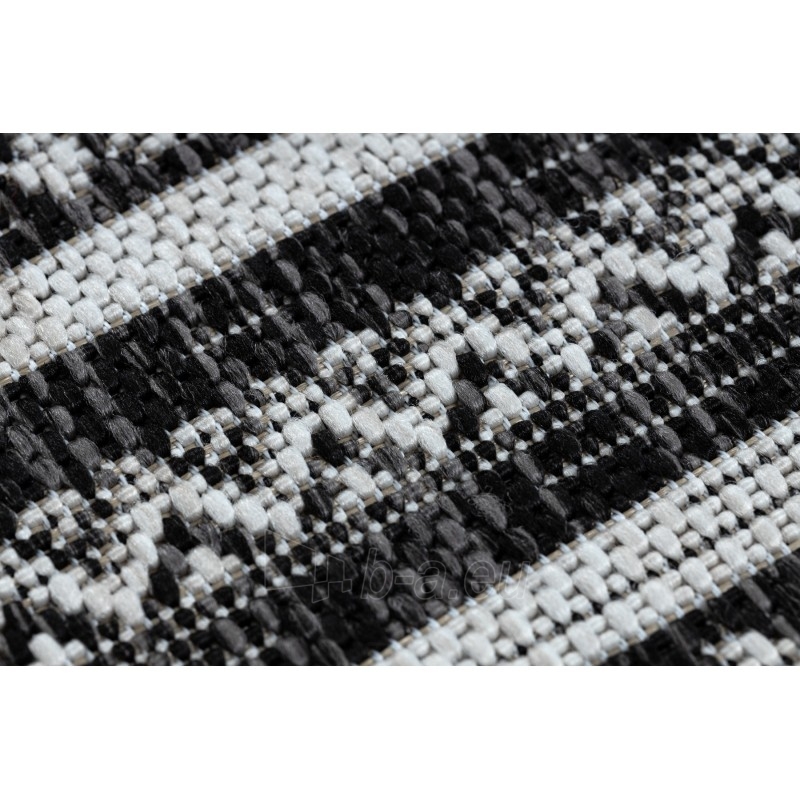 Sizalio kilimas su juodais raštais SION Boho | 140x190 cm paveikslėlis 8 iš 16
