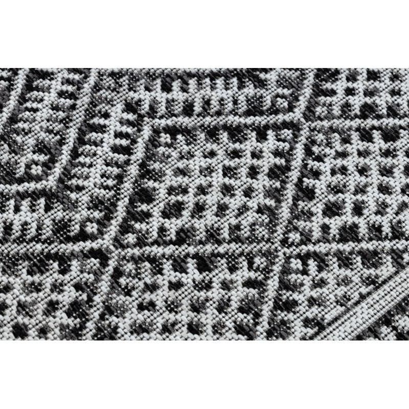 Sizalio kilimas su juodais raštais SION Boho | 80x150 cm paveikslėlis 6 iš 16