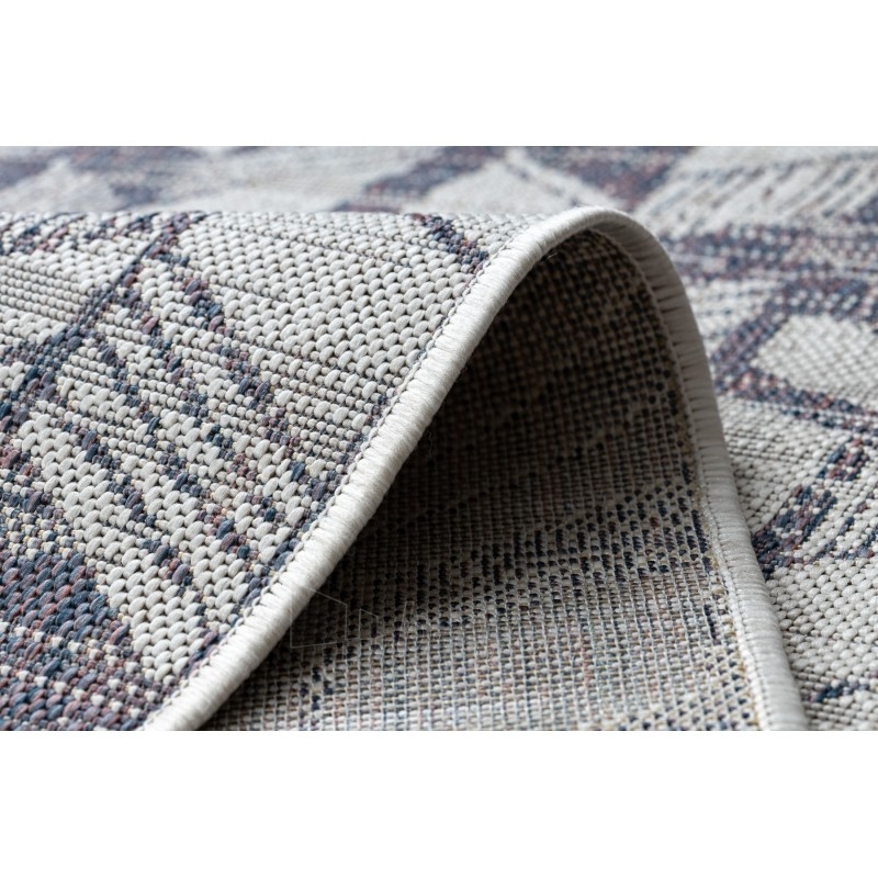 Sizalio kilimas su mėlynais raštais SION Chevron | 120x170 cm paveikslėlis 9 iš 16