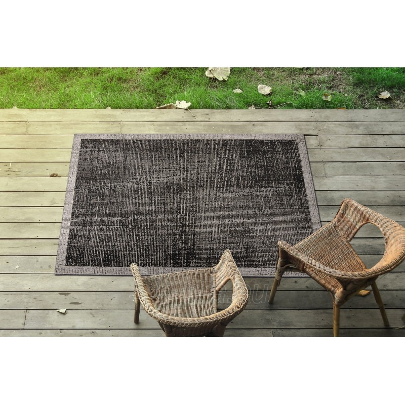 Sizalio kilimas su pilka kraštine FLOORLUX | 120x170 cm paveikslėlis 4 iš 17