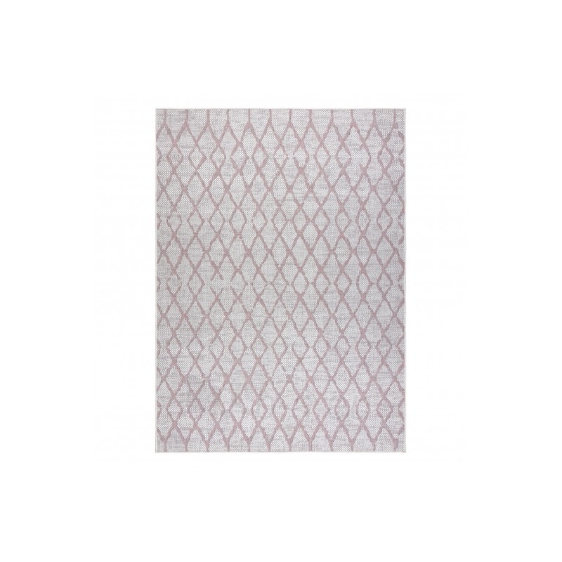 Sizalio kilimas su rožinės spalvos raštu SION | 140x190 cm paveikslėlis 2 iš 15
