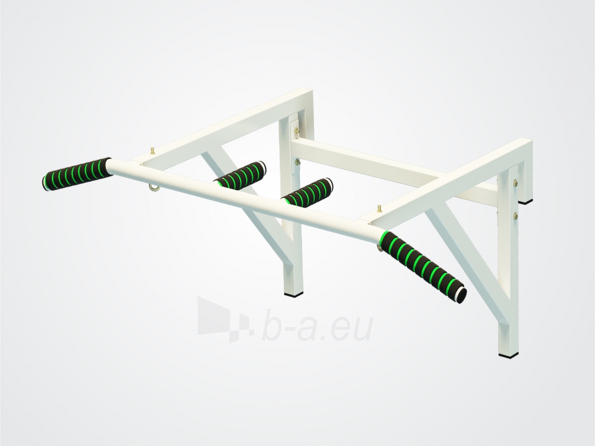 Skersinis tvirtinamas ant gimnastikos sienelės Jet-2 iki 180kg baltas paveikslėlis 2 iš 3