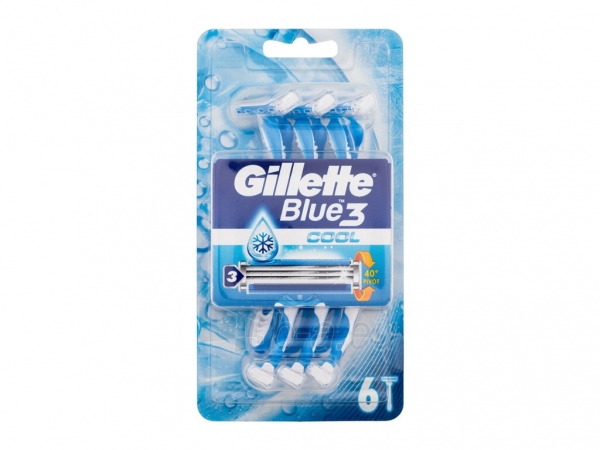 Skustuvas Gillette Blue3 Cool Razor 6vnt paveikslėlis 1 iš 1