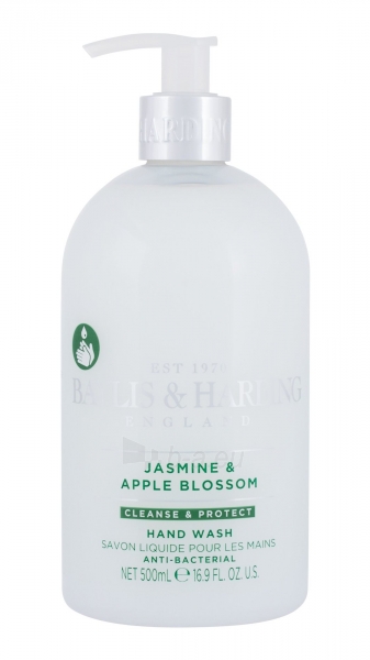 Skystas muilas Baylis & Harding Jasmine & Apple Blossom Anti-Bacterial 500ml paveikslėlis 1 iš 1