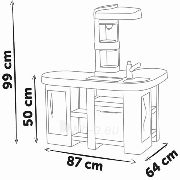 SMOBY virtuvė Mini Tefal Studio Bubble XL, 34 el. paveikslėlis 4 iš 6