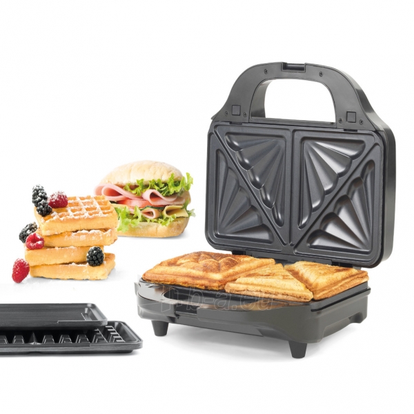 Sumuštinių keptuvas Petra PT2143TVDEEU7 3-in-1-XL Multi Grill Snack Maker paveikslėlis 6 iš 10