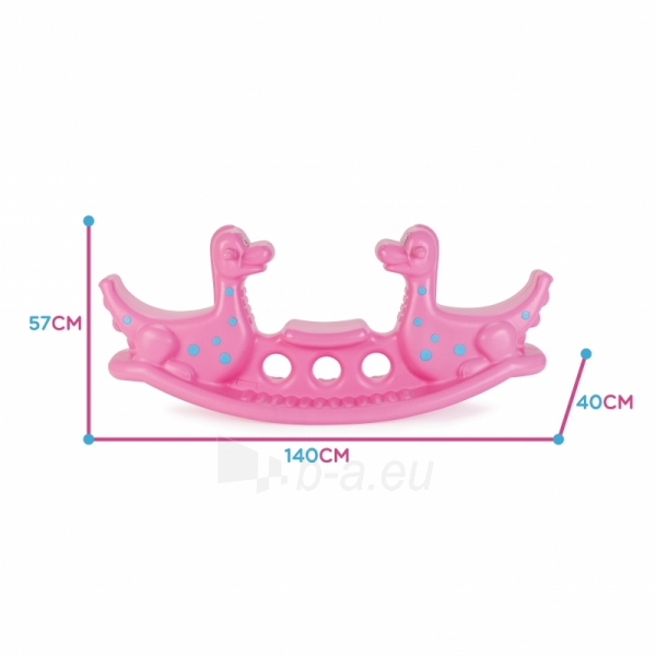 Sūpuoklės Woopie Dino, rožinės paveikslėlis 1 iš 2