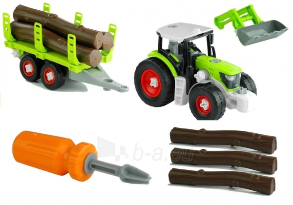 Surenkamas žaislinis traktorius "Take Apart Farm Tractor" paveikslėlis 12 iš 16